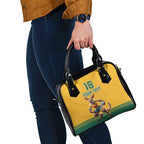 Custom Australia Rugby Shoulder Handbag Wallabies Mascot Sporty Style - Aussie Hoodie