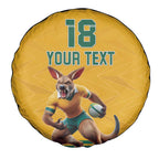 Custom Australia Rugby Spare Tire Cover Wallabies Mascot Sporty Style - Aussie Hoodie