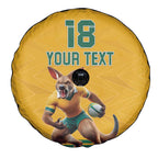 Custom Australia Rugby Spare Tire Cover Wallabies Mascot Sporty Style - Aussie Hoodie
