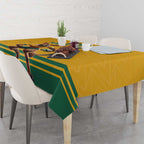Custom Australia Rugby Tablecloth Wallabies Mascot Sporty Style - Aussie Hoodie