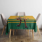 Custom Australia Rugby Tablecloth Wallabies Mascot Sporty Style - Aussie Hoodie