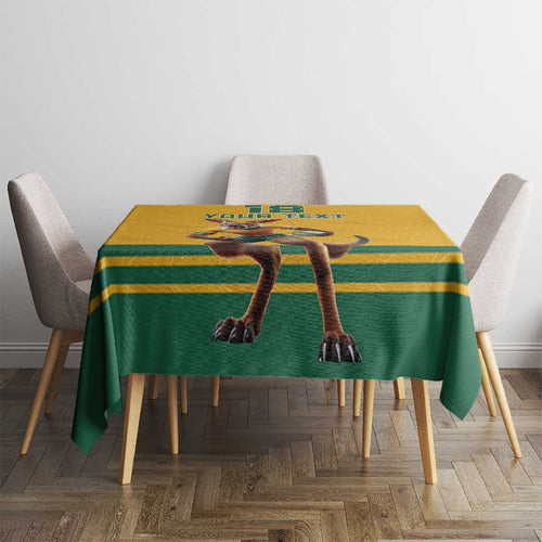 Custom Australia Rugby Tablecloth Wallabies Mascot Sporty Style - Aussie Hoodie