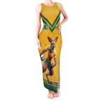 Custom Australia Rugby Tank Maxi Dress Wallabies Mascot Sporty Style - Aussie Hoodie