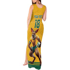 Custom Australia Rugby Tank Maxi Dress Wallabies Mascot Sporty Style - Aussie Hoodie