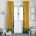 Custom Australia Rugby Window Curtain Wallabies Mascot Sporty Style - Aussie Hoodie