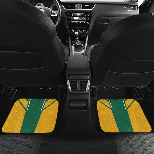 Custom Australia Rugby Car Mats Koala Mascot Sporty Style - Aussie Hoodie
