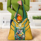 Custom Australia Rugby Grocery Bag Koala Mascot Sporty Style - Aussie Hoodie
