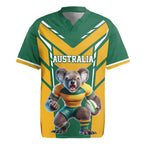 Custom Australia Rugby Rugby Jersey Koala Mascot Sporty Style - Aussie Hoodie