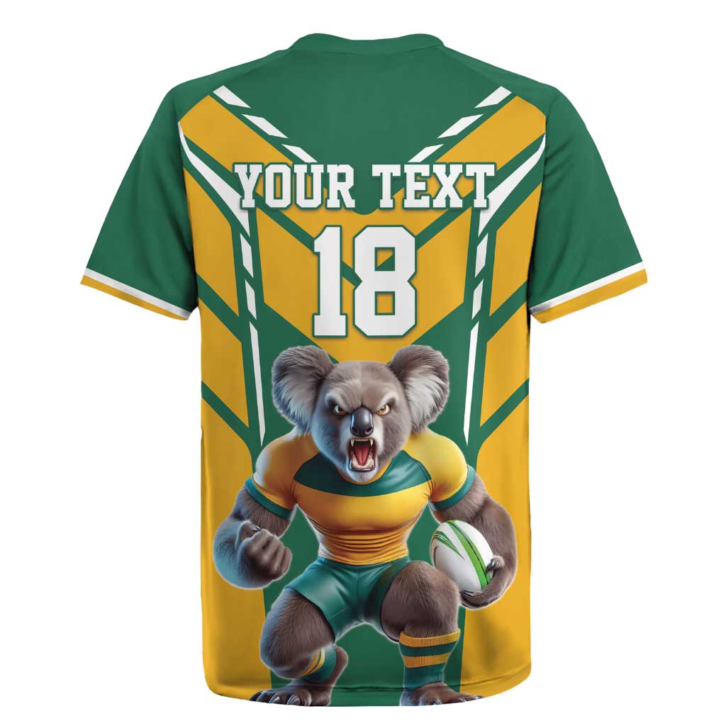 Custom Australia Rugby Rugby Jersey Koala Mascot Sporty Style - Aussie Hoodie
