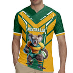 Custom Australia Rugby Rugby Jersey Koala Mascot Sporty Style - Aussie Hoodie