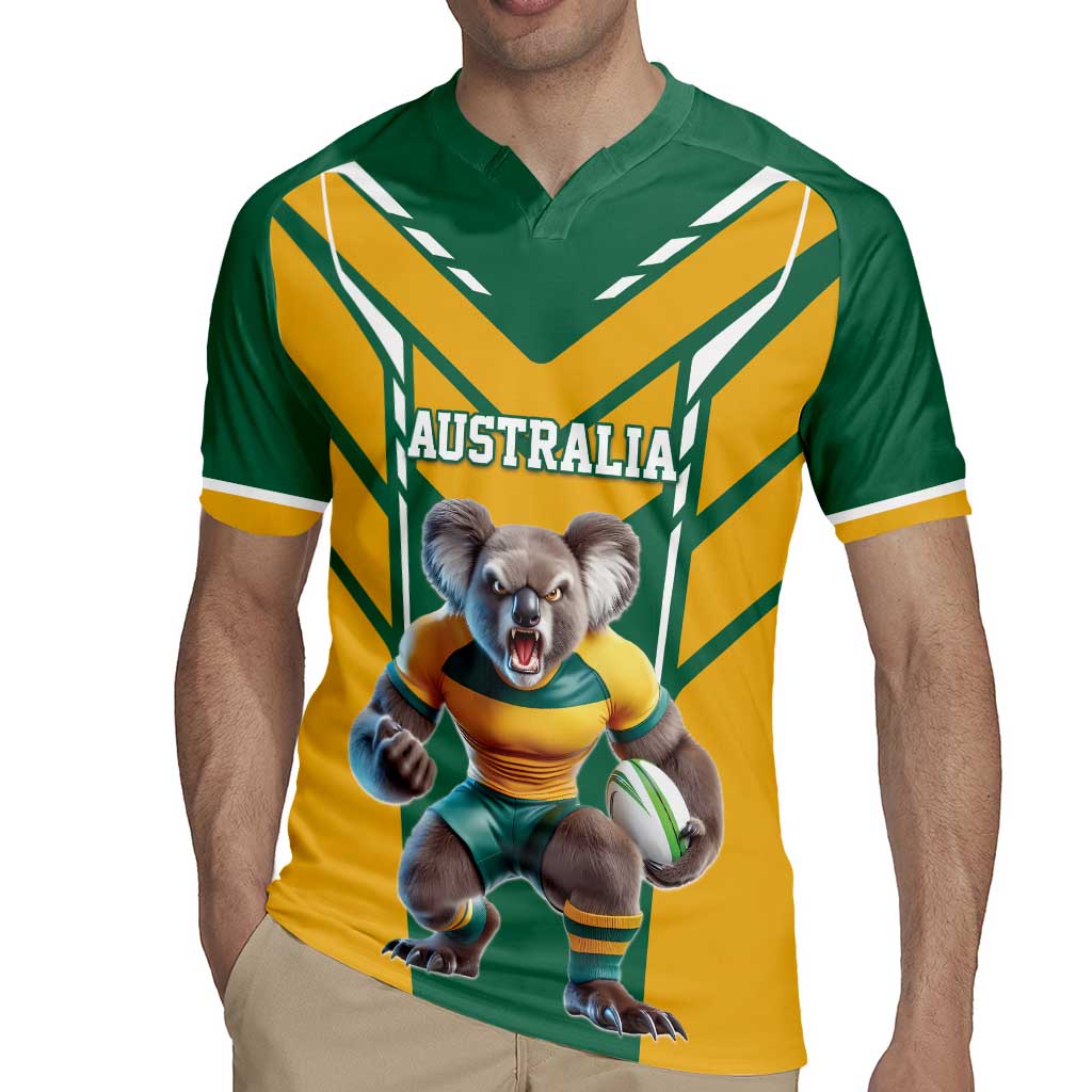 Custom Australia Rugby Rugby Jersey Koala Mascot Sporty Style - Aussie Hoodie