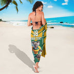 Custom Australia Rugby Sarong Koala Mascot Sporty Style - Aussie Hoodie