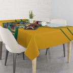 Custom Australia Rugby Tablecloth Koala Mascot Sporty Style - Aussie Hoodie
