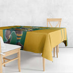 Custom Australia Rugby Tablecloth Koala Mascot Sporty Style - Aussie Hoodie