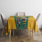 Custom Australia Rugby Tablecloth Koala Mascot Sporty Style - Aussie Hoodie