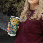 Custom Australia Rugby Tumbler Cup Koala Mascot Sporty Style - Aussie Hoodie