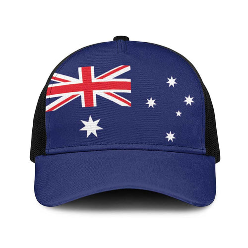 Australia Baseball Net Cap Flag Color Inspiration - Aussie Hoodie