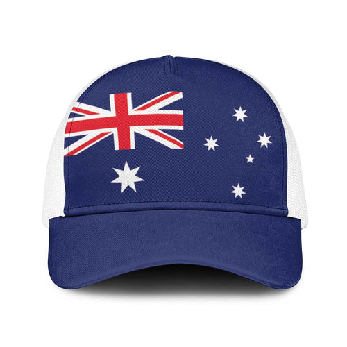 Australia Baseball Net Cap Flag Color Inspiration - Aussie Hoodie