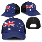 Australia Baseball Net Cap Flag Color Inspiration - Aussie Hoodie