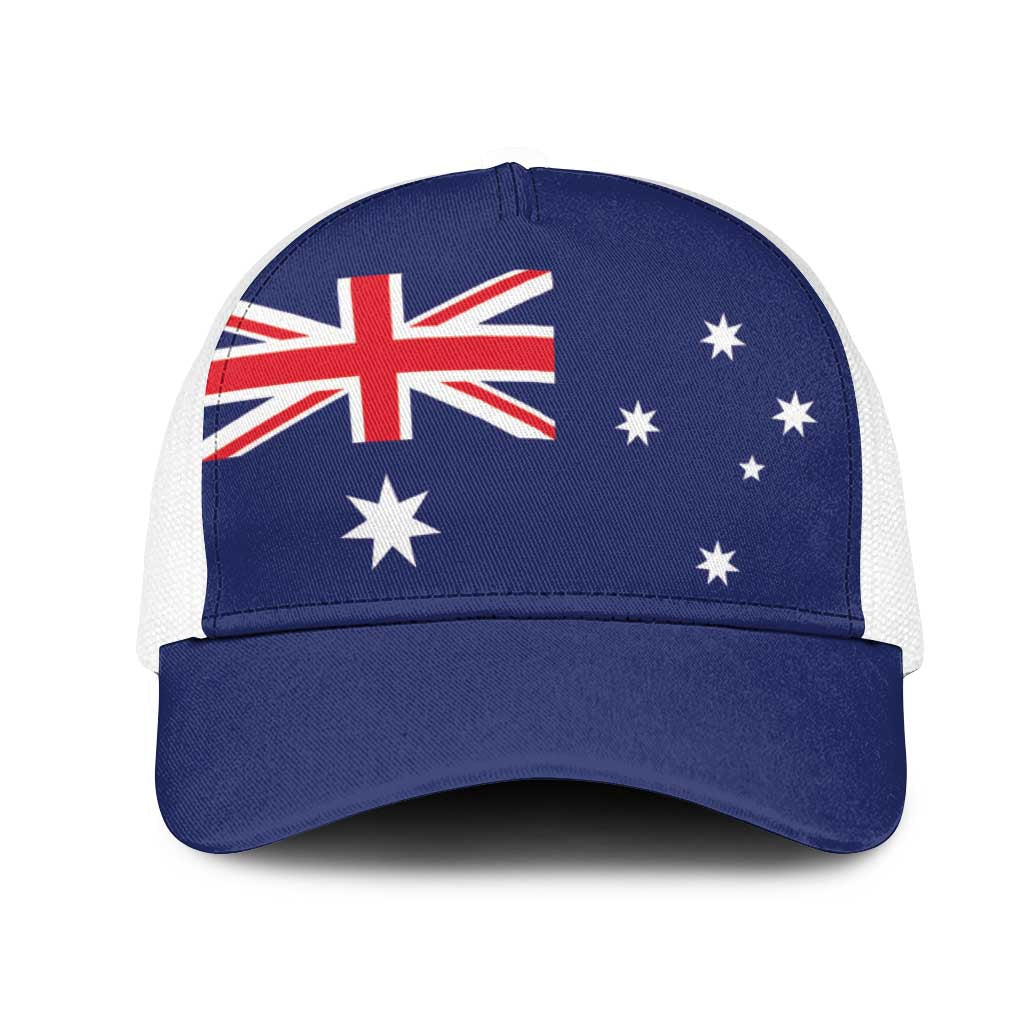 Australia Mesh Trucker Cap Flag Color Inspiration - Aussie Hoodie