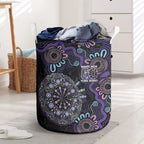 First Nations Darts NAIDOC 2026 Laundry Basket Aboriginal Dot Art