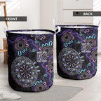 First Nations Darts NAIDOC 2026 Laundry Basket Aboriginal Dot Art