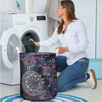 First Nations Darts NAIDOC 2026 Laundry Basket Aboriginal Dot Art