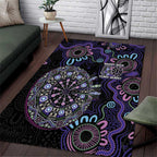 First Nations Darts NAIDOC 2026 Area Rug Aboriginal Dot Art
