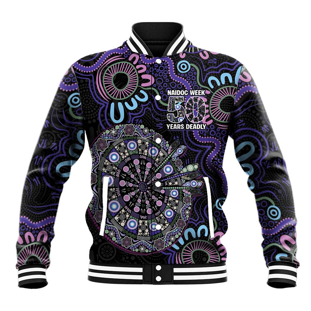 First Nations Darts NAIDOC 2026 Baseball Jacket Aboriginal Dot Art