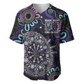 First Nations Darts NAIDOC 2026 Baseball Jersey Aboriginal Dot Art