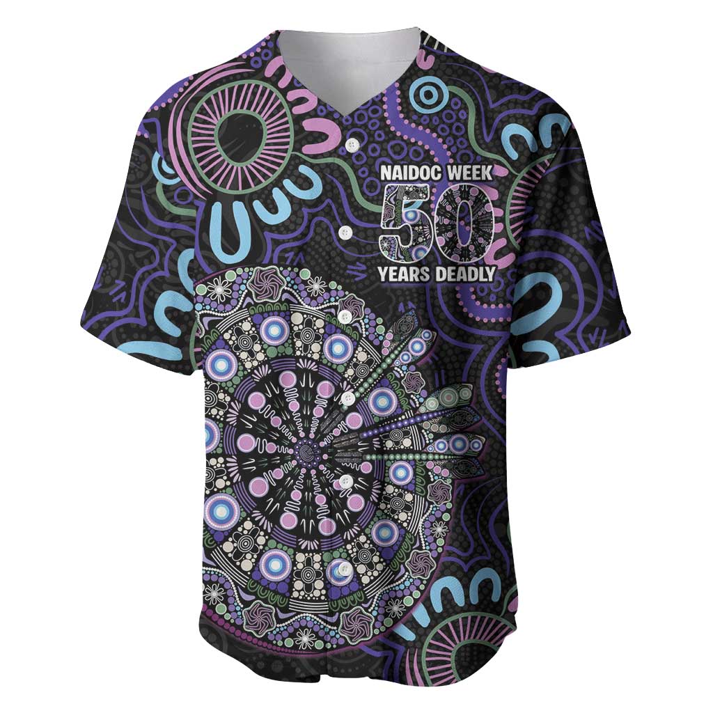 First Nations Darts NAIDOC 2026 Baseball Jersey Aboriginal Dot Art