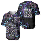 First Nations Darts NAIDOC 2026 Baseball Jersey Aboriginal Dot Art