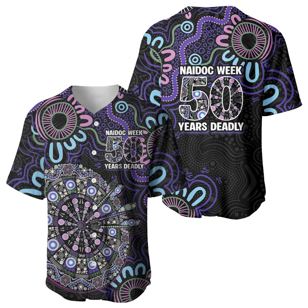 First Nations Darts NAIDOC 2026 Baseball Jersey Aboriginal Dot Art