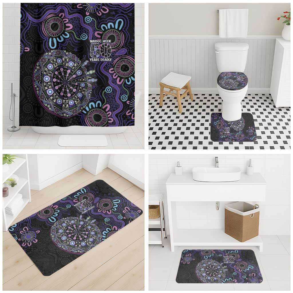 First Nations Darts NAIDOC 2026 Bathroom Set Aboriginal Dot Art