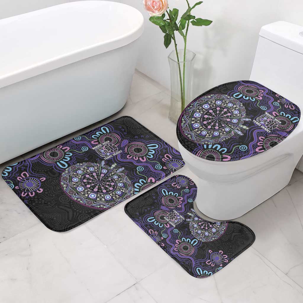 First Nations Darts NAIDOC 2026 Bathroom Set Aboriginal Dot Art
