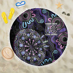 First Nations Darts NAIDOC 2026 Beach Blanket Aboriginal Dot Art