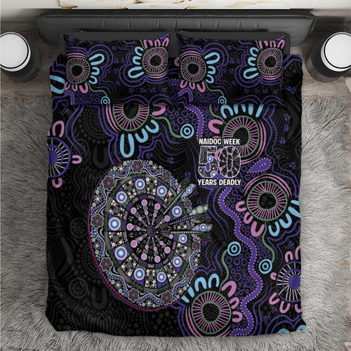 First Nations Darts NAIDOC 2026 Bedding Set Aboriginal Dot Art