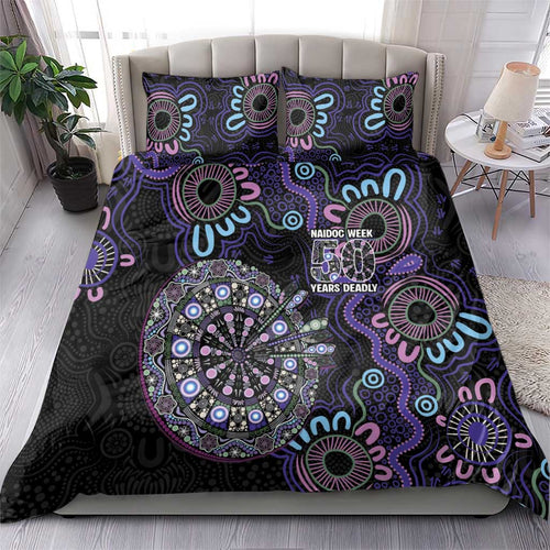 First Nations Darts NAIDOC 2026 Bedding Set Aboriginal Dot Art