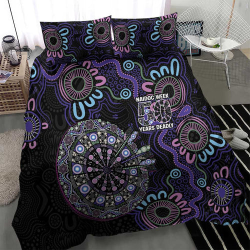 First Nations Darts NAIDOC 2026 Bedding Set Aboriginal Dot Art