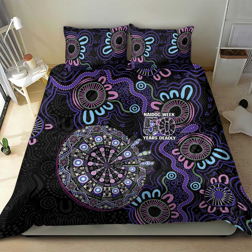 First Nations Darts NAIDOC 2026 Bedding Set Aboriginal Dot Art