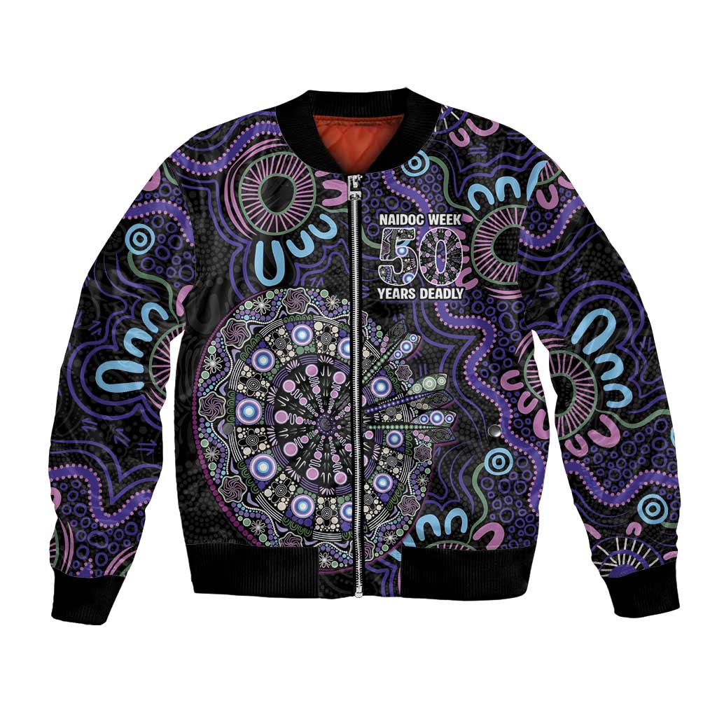 First Nations Darts NAIDOC 2026 Bomber Jacket Aboriginal Dot Art