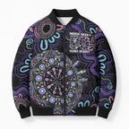 First Nations Darts NAIDOC 2026 Bomber Puffer Jacket Aboriginal Dot Art