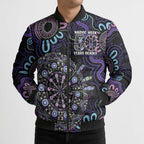 First Nations Darts NAIDOC 2026 Bomber Puffer Jacket Aboriginal Dot Art