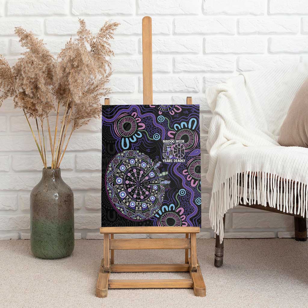 First Nations Darts NAIDOC 2026 Canvas Wall Art Aboriginal Dot Art