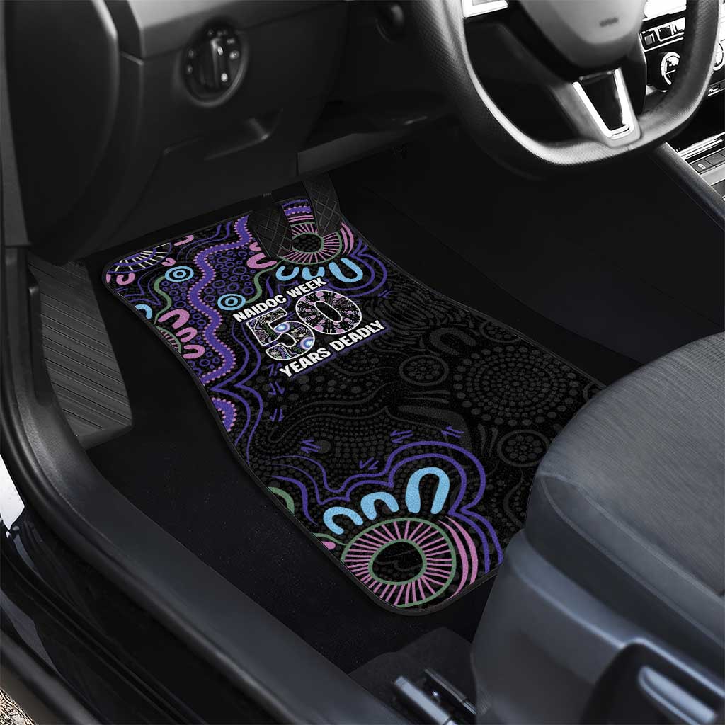 First Nations Darts NAIDOC 2026 Car Mats Aboriginal Dot Art