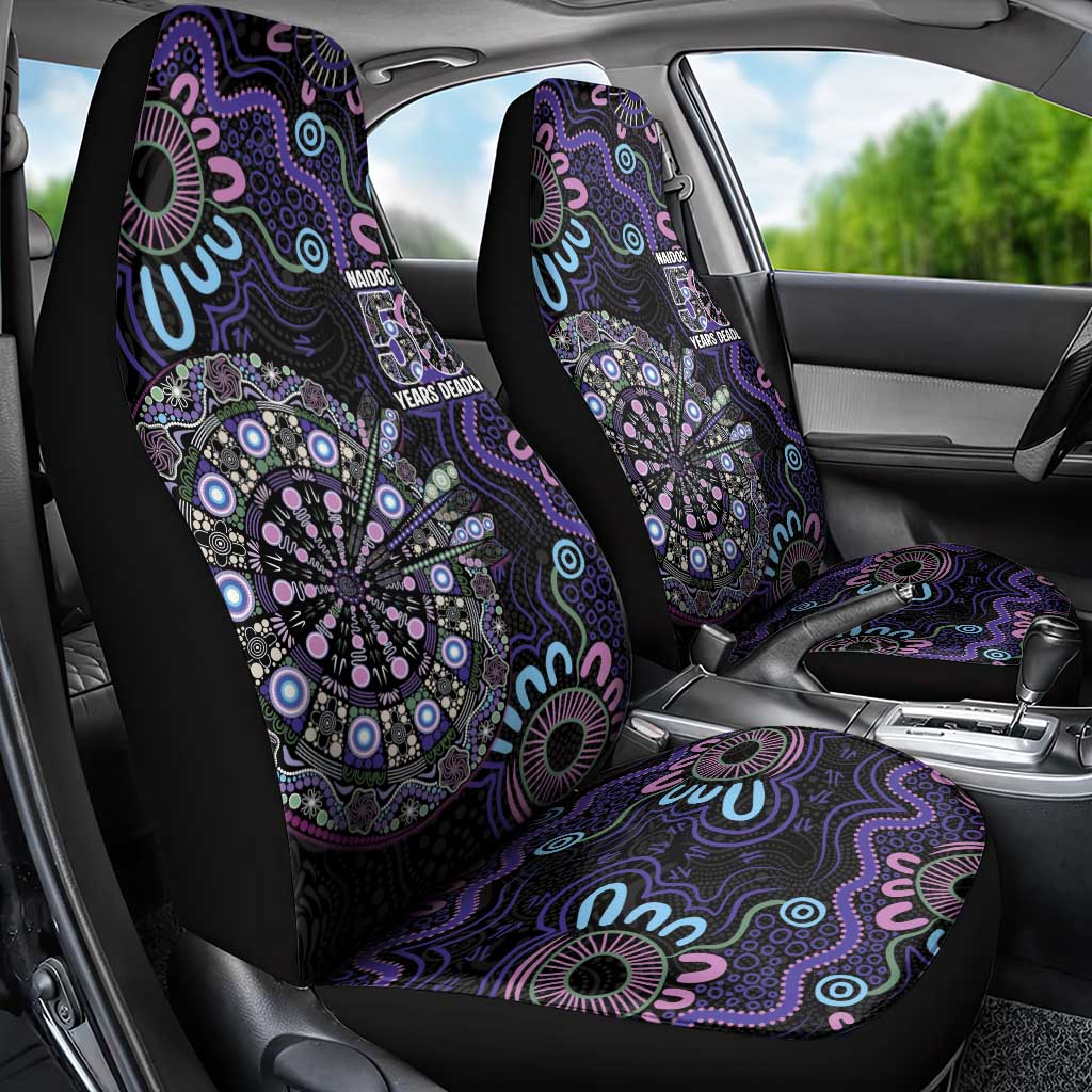 First Nations Darts NAIDOC 2026 Car Seat Cover Aboriginal Dot Art