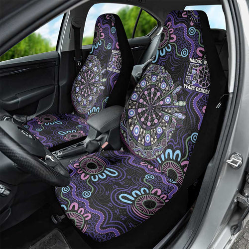 First Nations Darts NAIDOC 2026 Car Seat Cover Aboriginal Dot Art