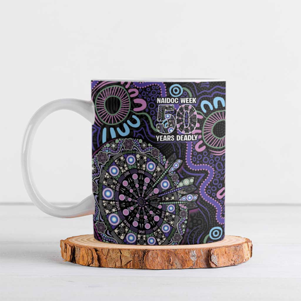 First Nations Darts NAIDOC 2026 Ceramic Mug Aboriginal Dot Art