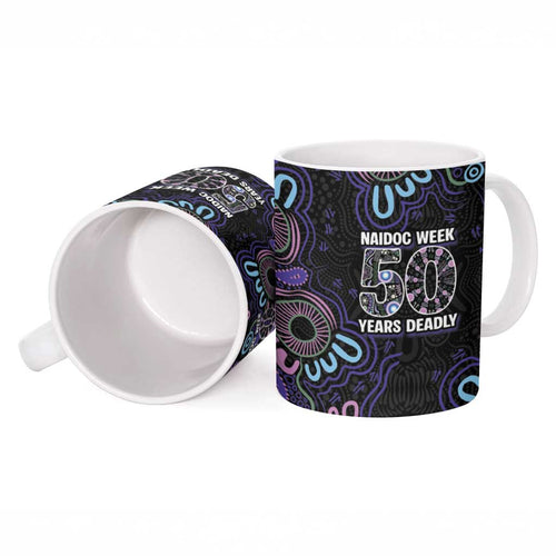 First Nations Darts NAIDOC 2026 Ceramic Mug Aboriginal Dot Art