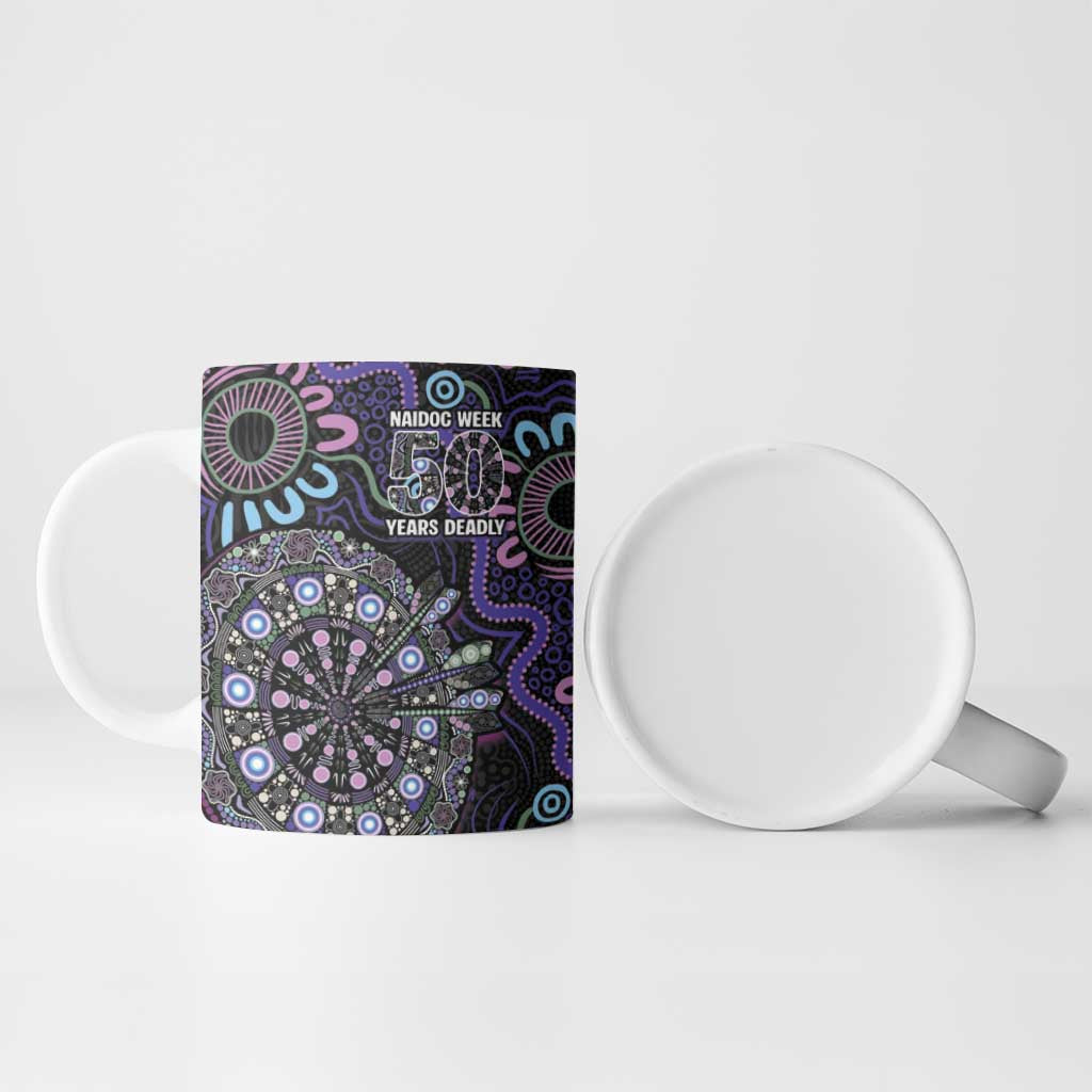 First Nations Darts NAIDOC 2026 Ceramic Mug Aboriginal Dot Art